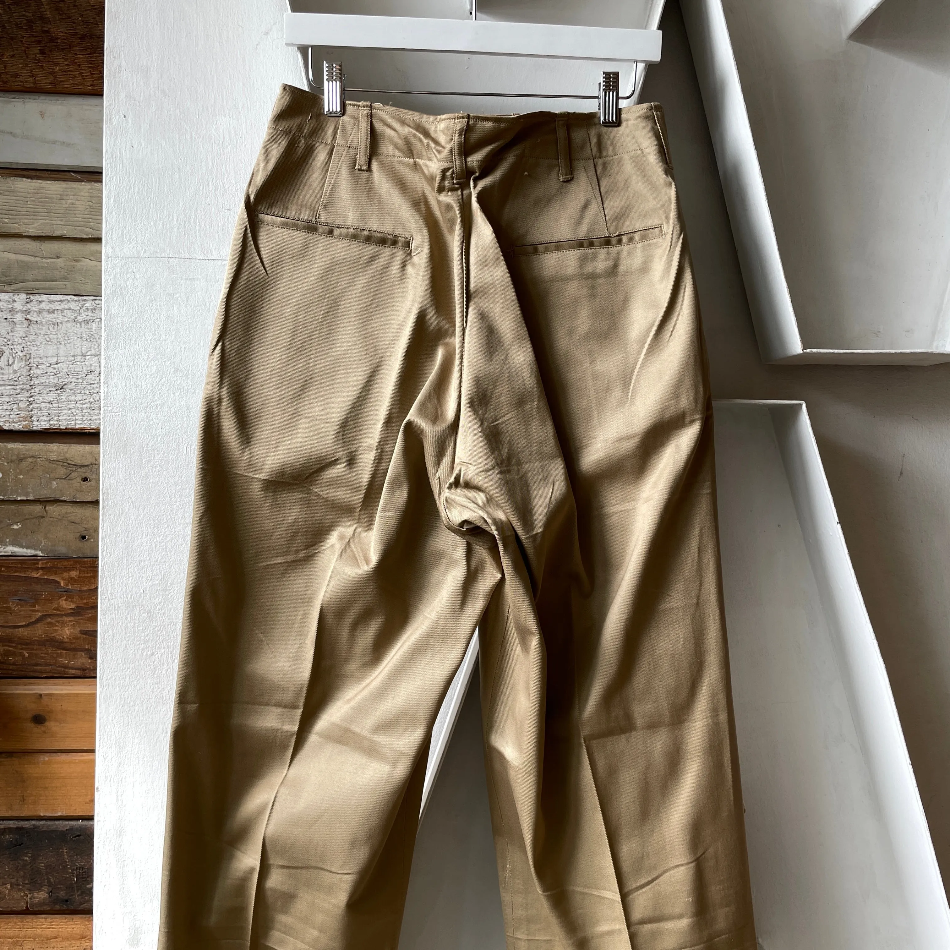50’s Pleated Officer Chinos - 32” x 32”