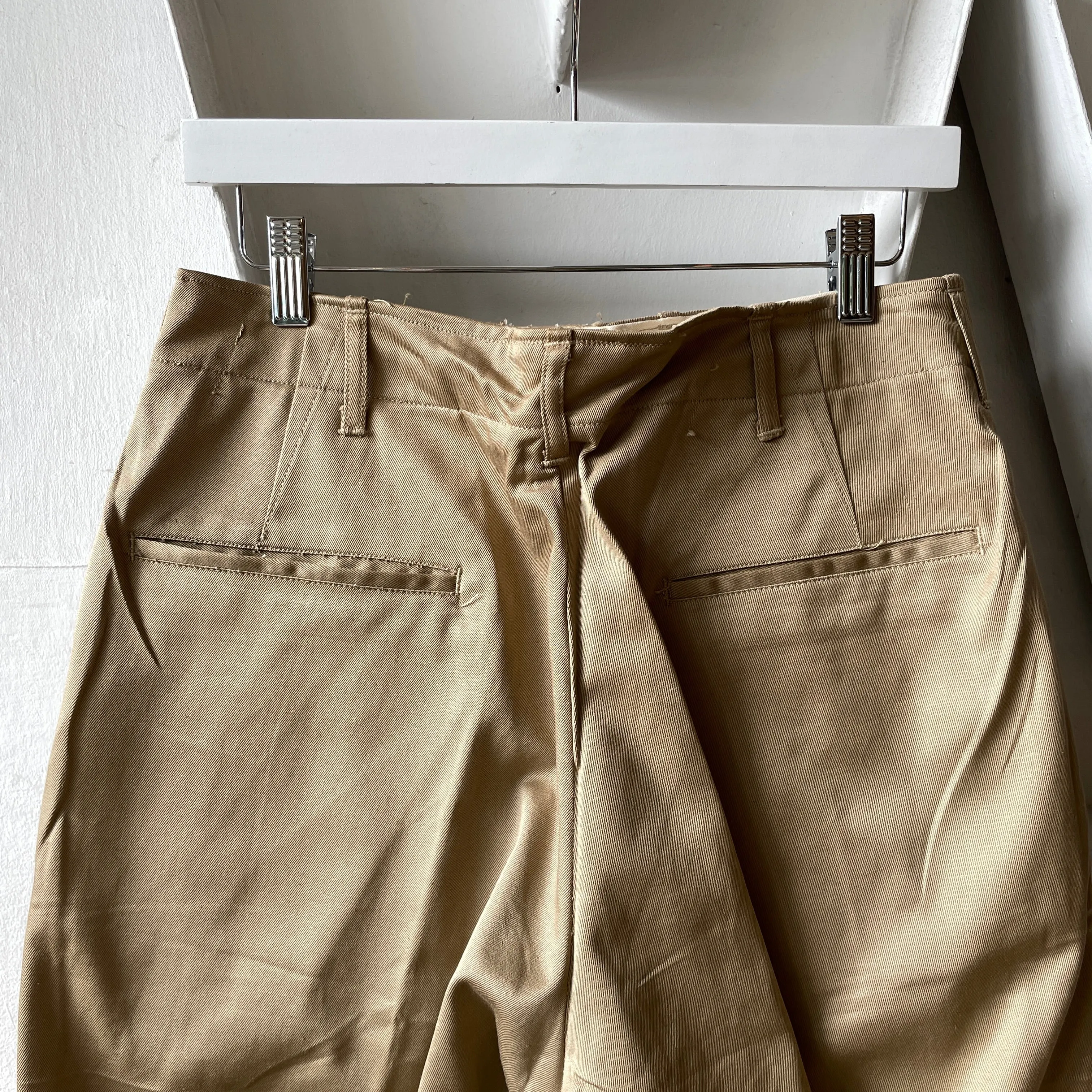 50’s Pleated Officer Chinos - 32” x 32”