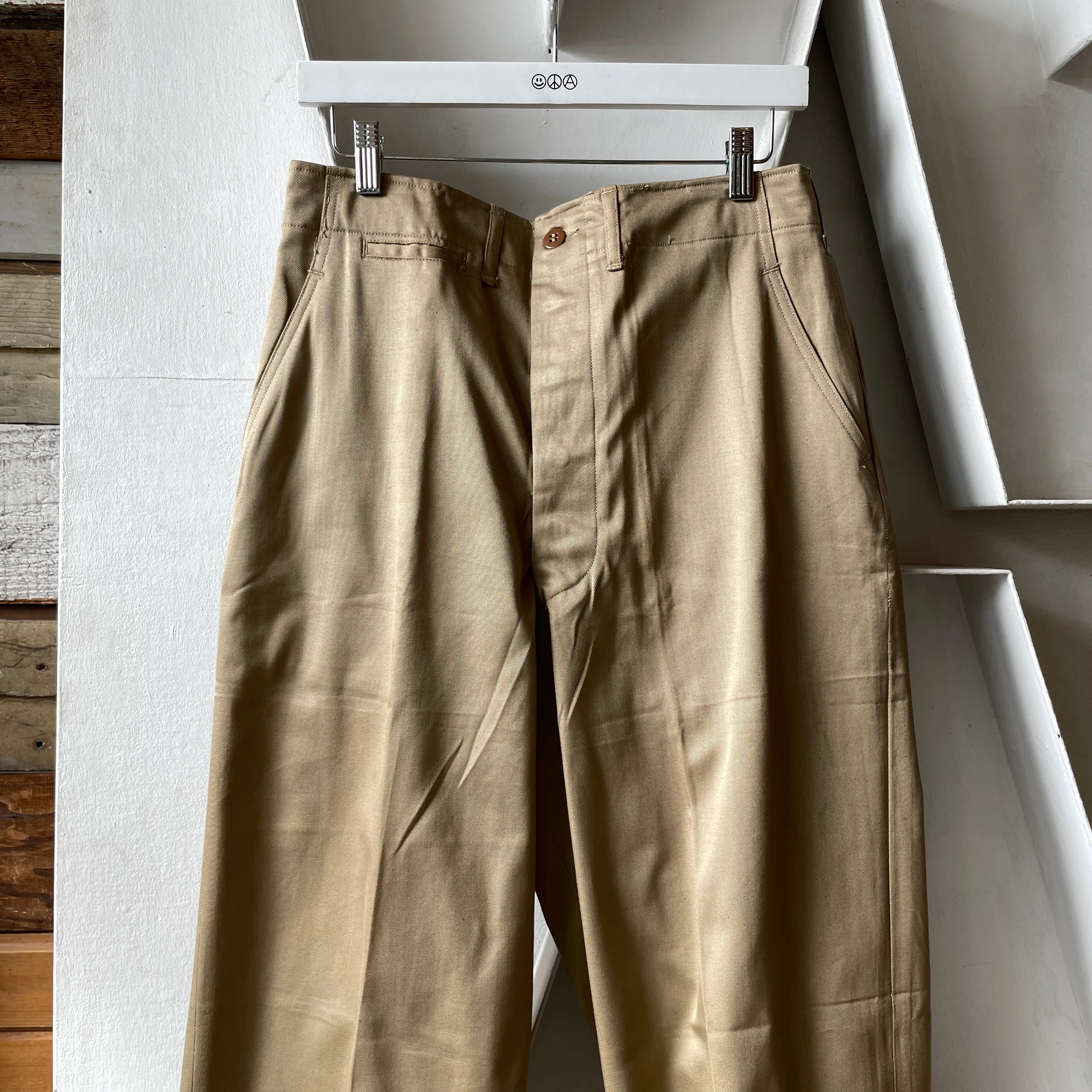 50’s Pleated Officer Chinos - 32” x 32”
