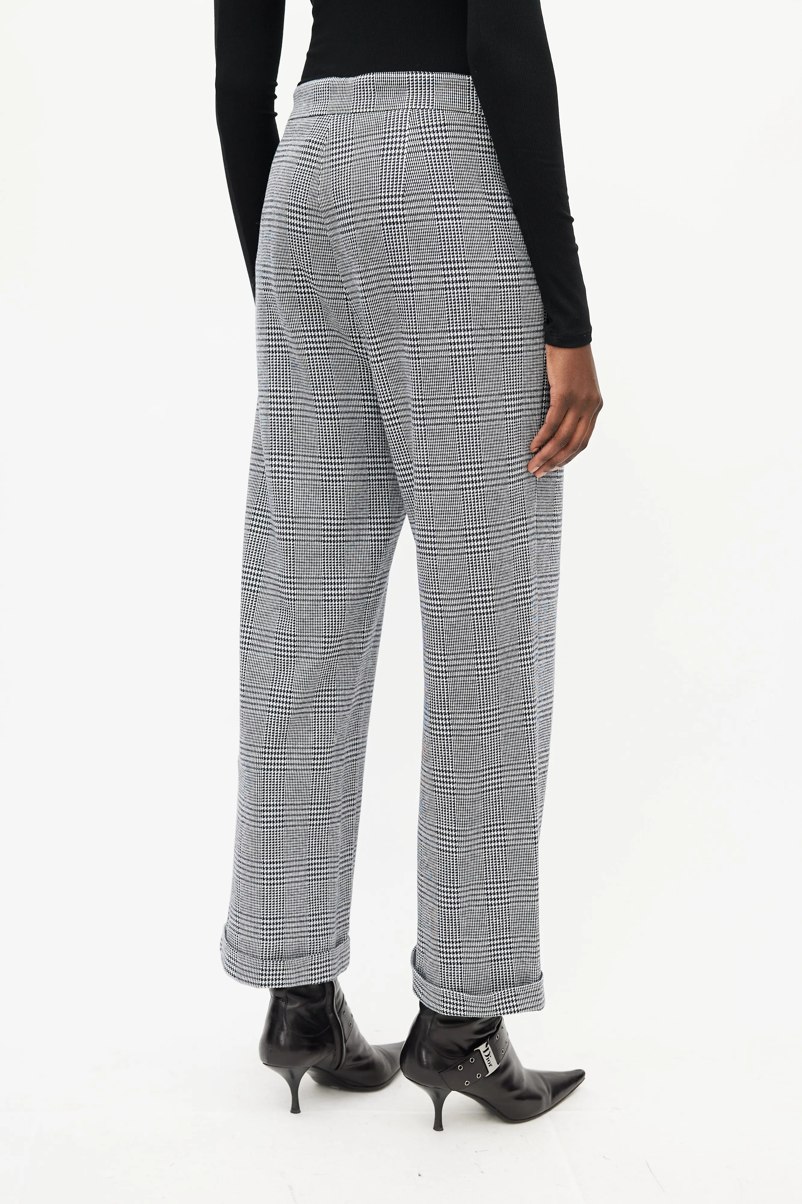 Black & White Houndstooth Trouser