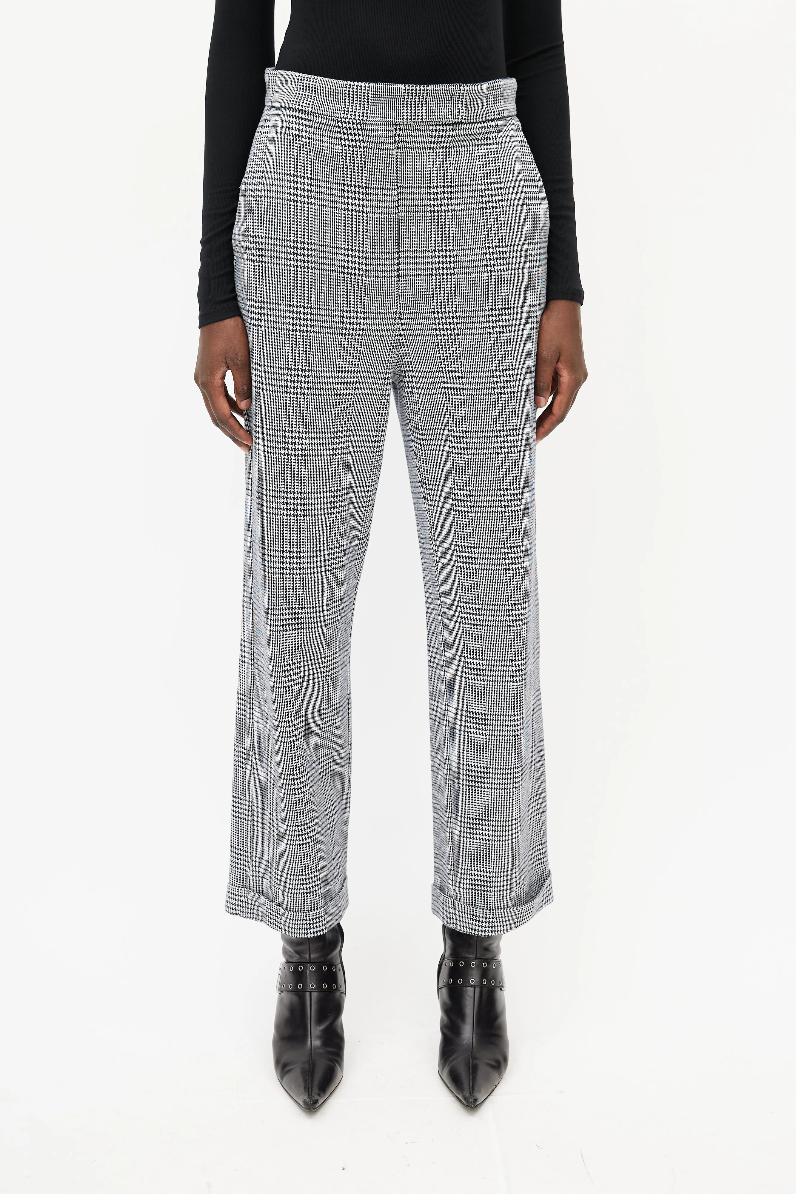 Black & White Houndstooth Trouser