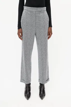 Black & White Houndstooth Trouser