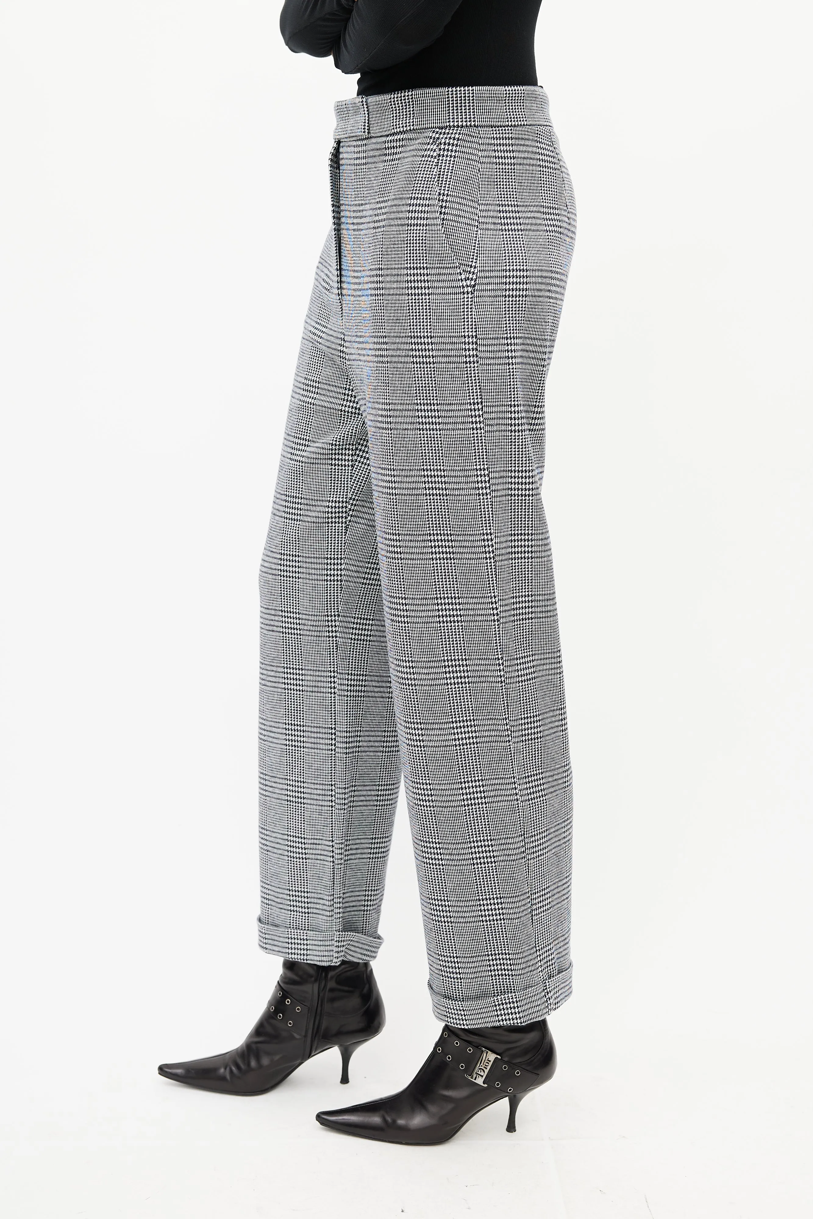 Black & White Houndstooth Trouser