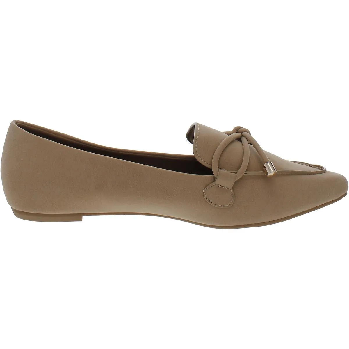 Journee Collection Womens Faux Leather Pointed Toe Loafers