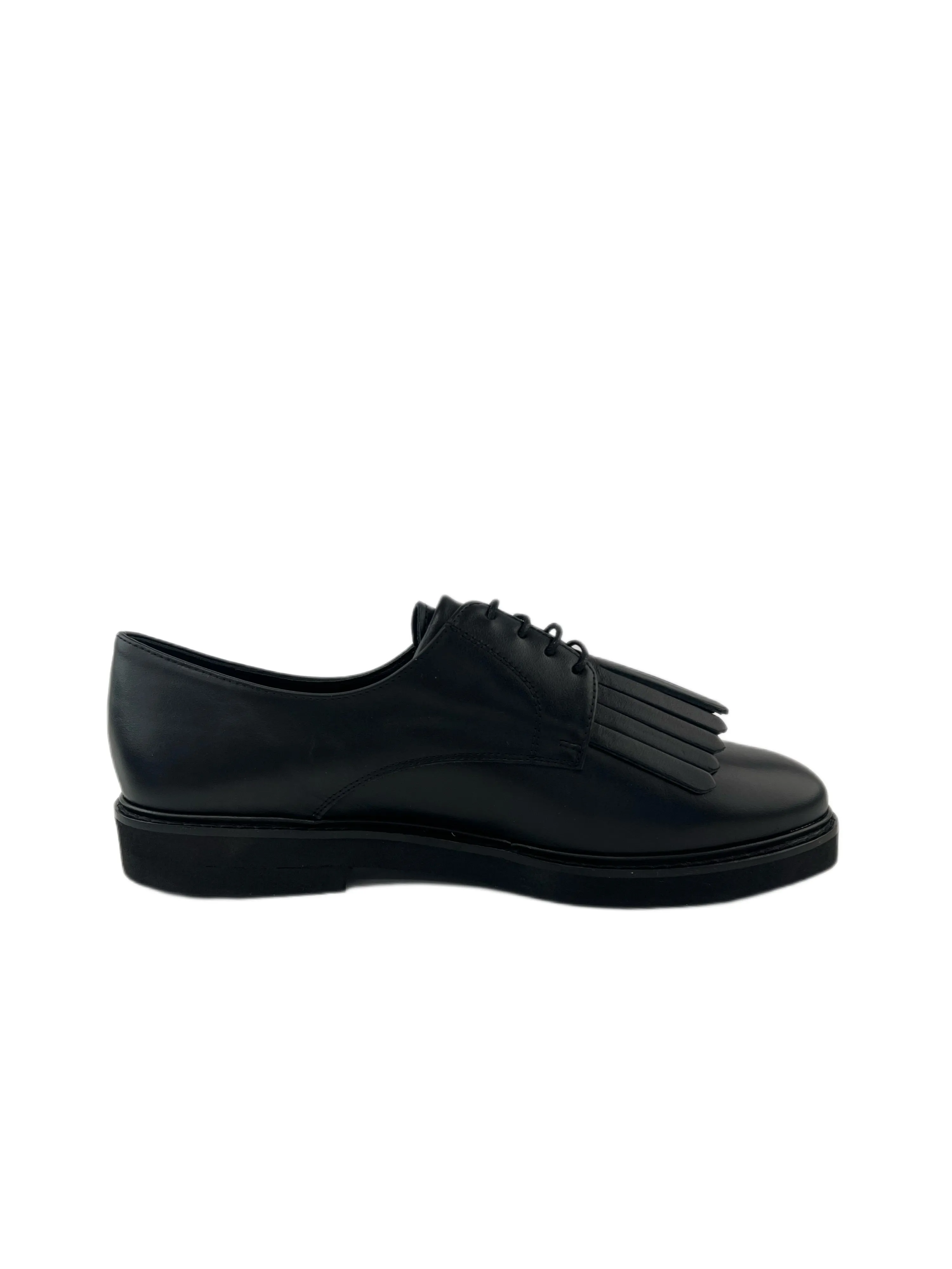 Marina Rinaldi Women's Nero Libreria Leather Loafers NWB