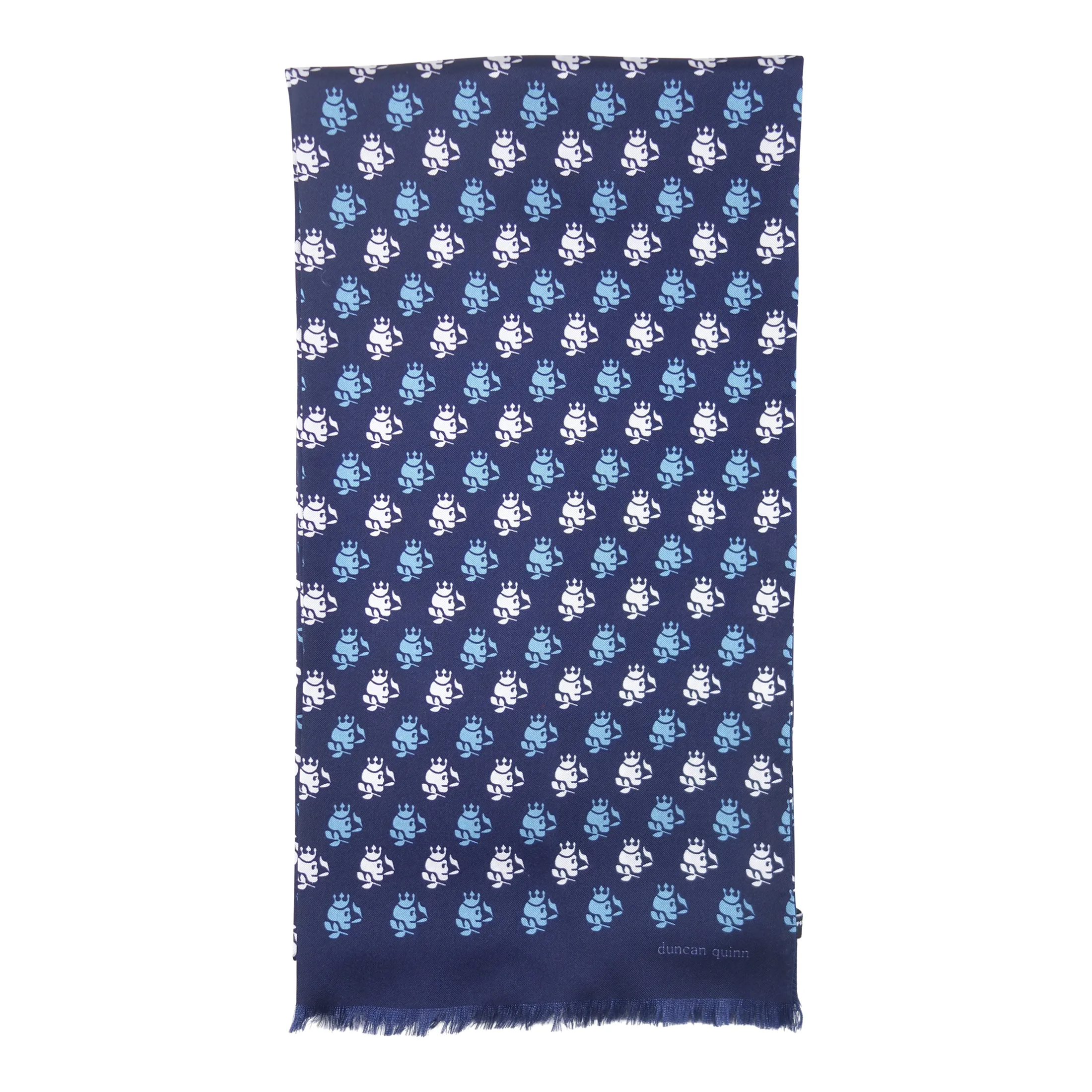 Smoking Skulls Silk Scarf