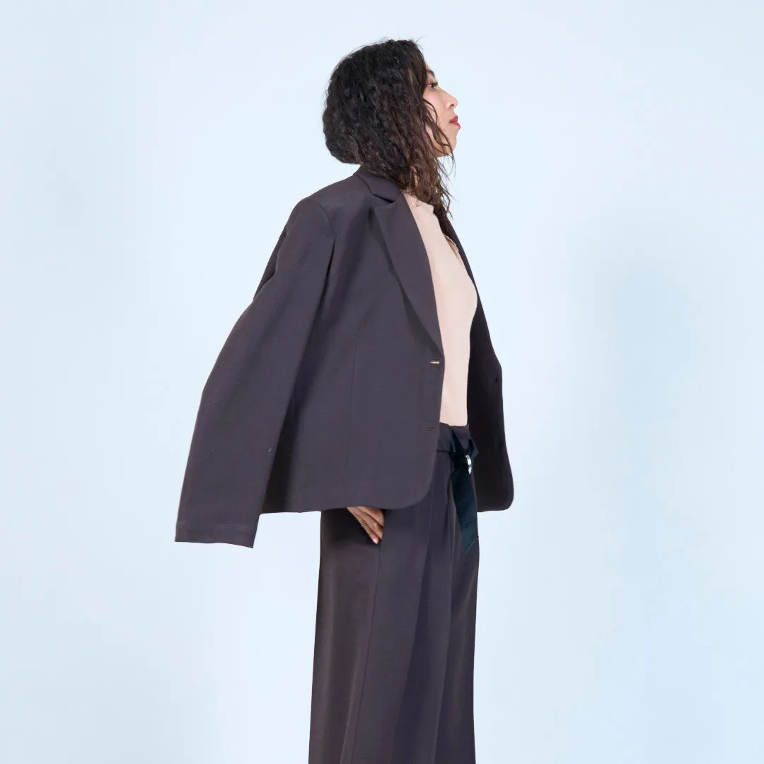 Tailored blazer with lapel collar wholesale