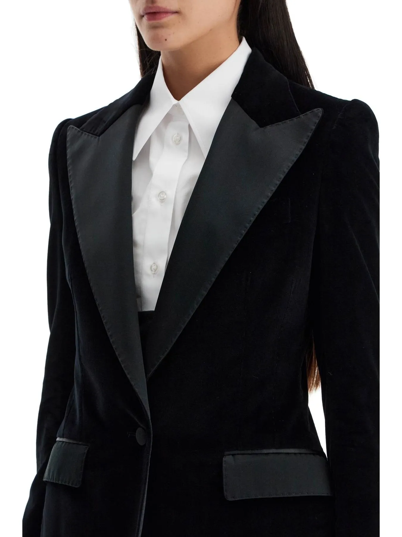 Velvet Tuxedo Blazer
