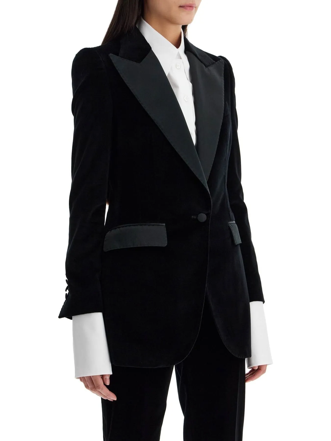 Velvet Tuxedo Blazer